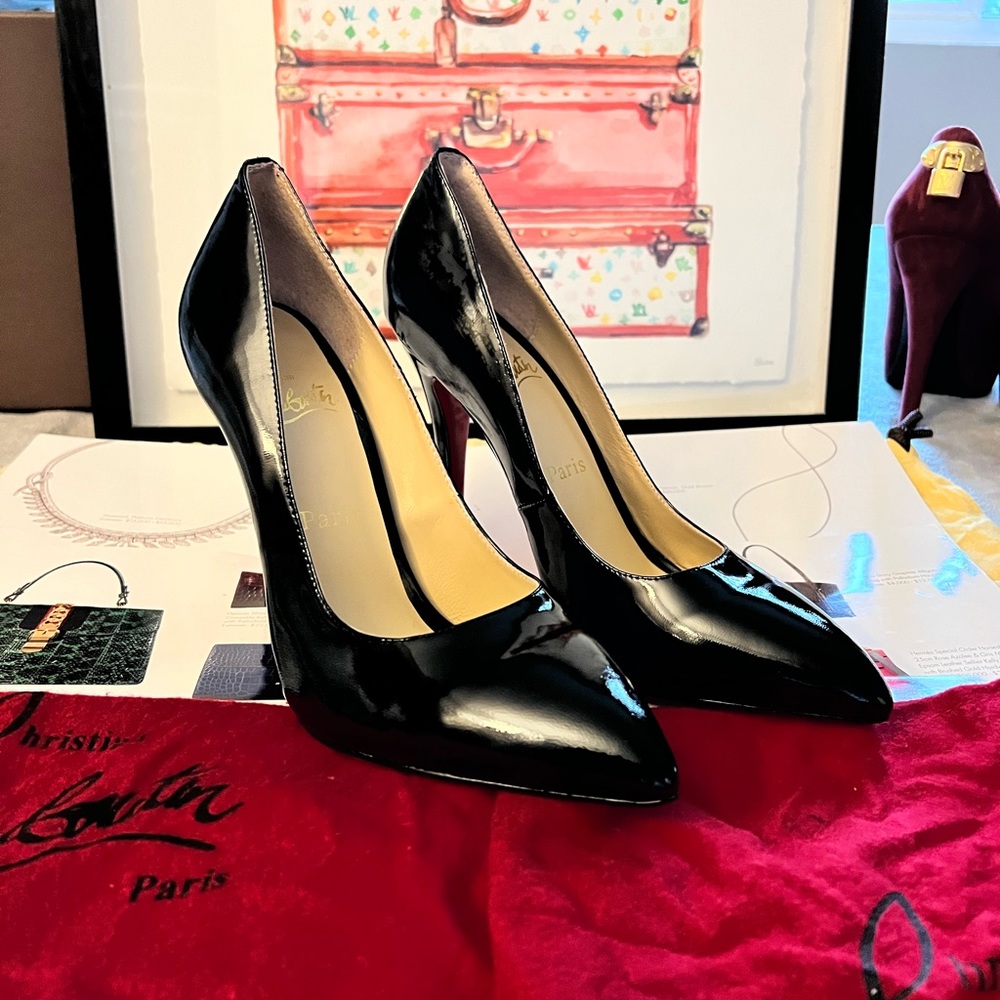 Christian Louboutin So Kate 120 Patent Leather Pumps